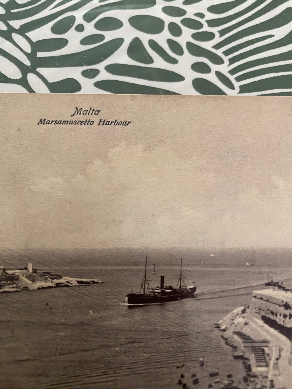 Carte postale ancienne. Malta Marsamuscetto Harbour