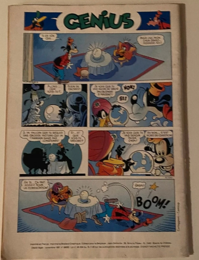 Bd ancienne le journal de Mickey numéro 2058. Bernard et Bianca. Pas d’images.