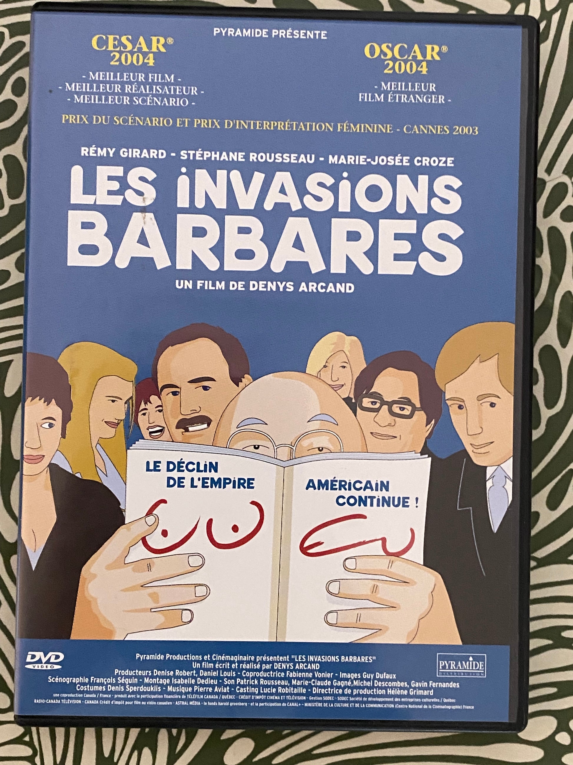 DVD film Les invasions Barbares