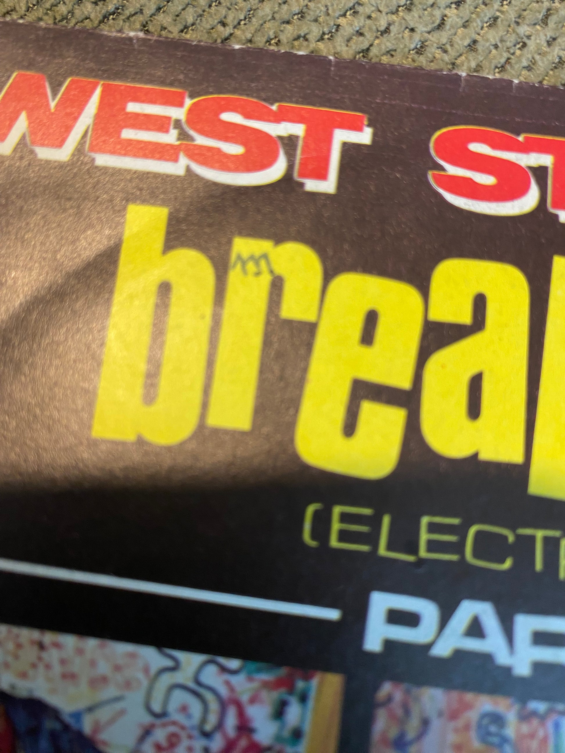 Disque vinyle 45 tours Break Dance part 1&2 Electric Boogie