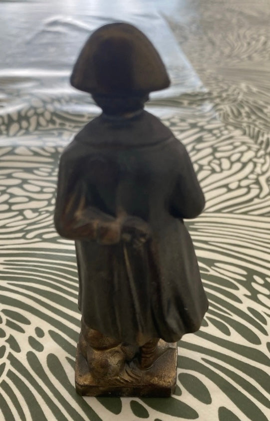 Figurine Napoléon en métal creux. Hauteur 10 cm