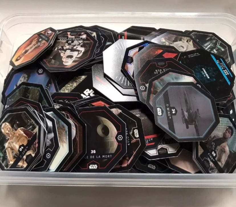 Star Wars images jetons pour Album 1&2 Leclerc Lot de 389