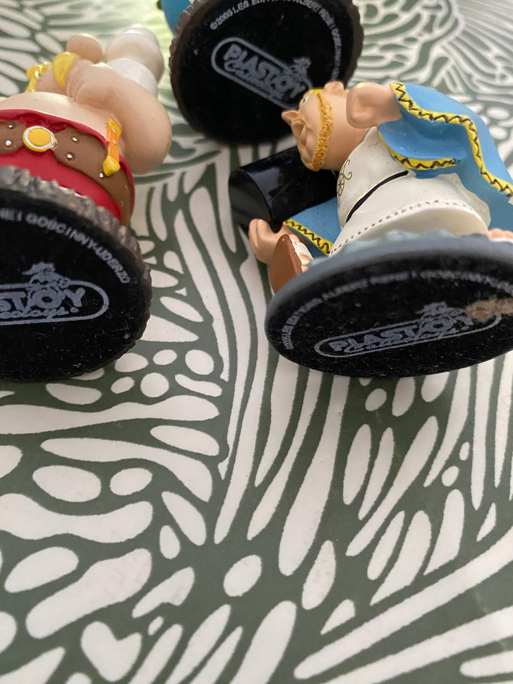 Figurines anciennes en plomb Astérix et Obelix Plastoy. Pour jeux d’échecs Lot de 3.