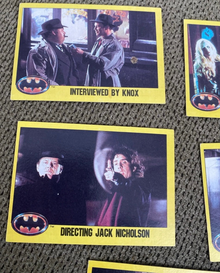 Images cartes anciennes Batman Lot de 5. En anglais