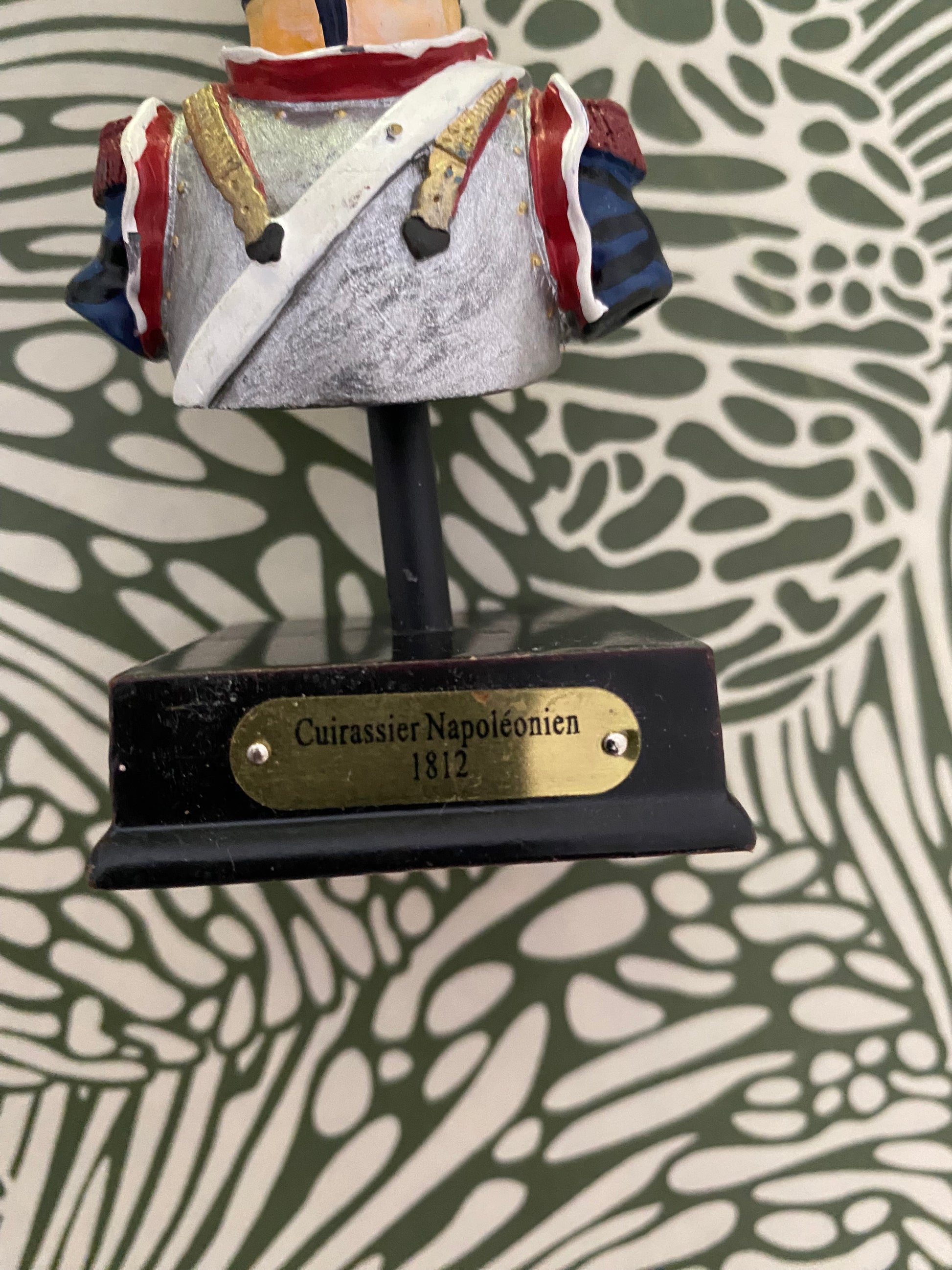 Figurine buste Cuirassier Napoléonien 1812. En plomb