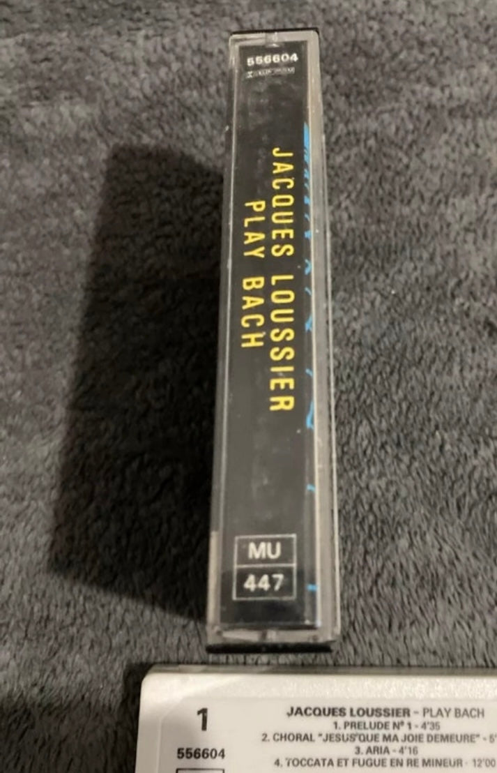 Cassette audio Jacques Loussier Play Bach Festival 556604