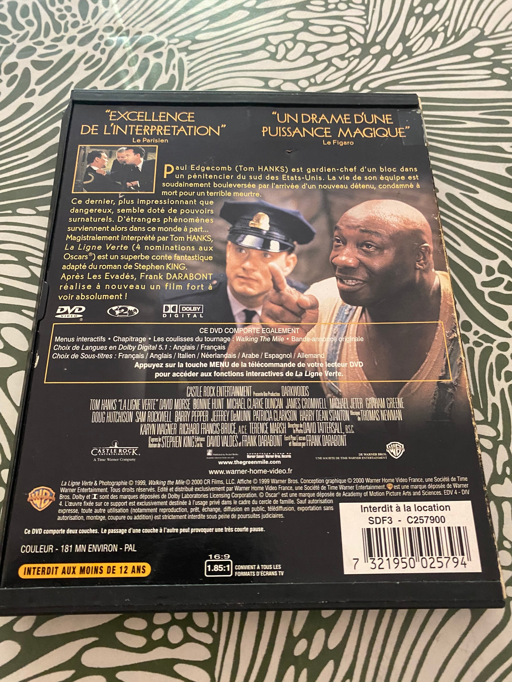 DVD la ligne Verte