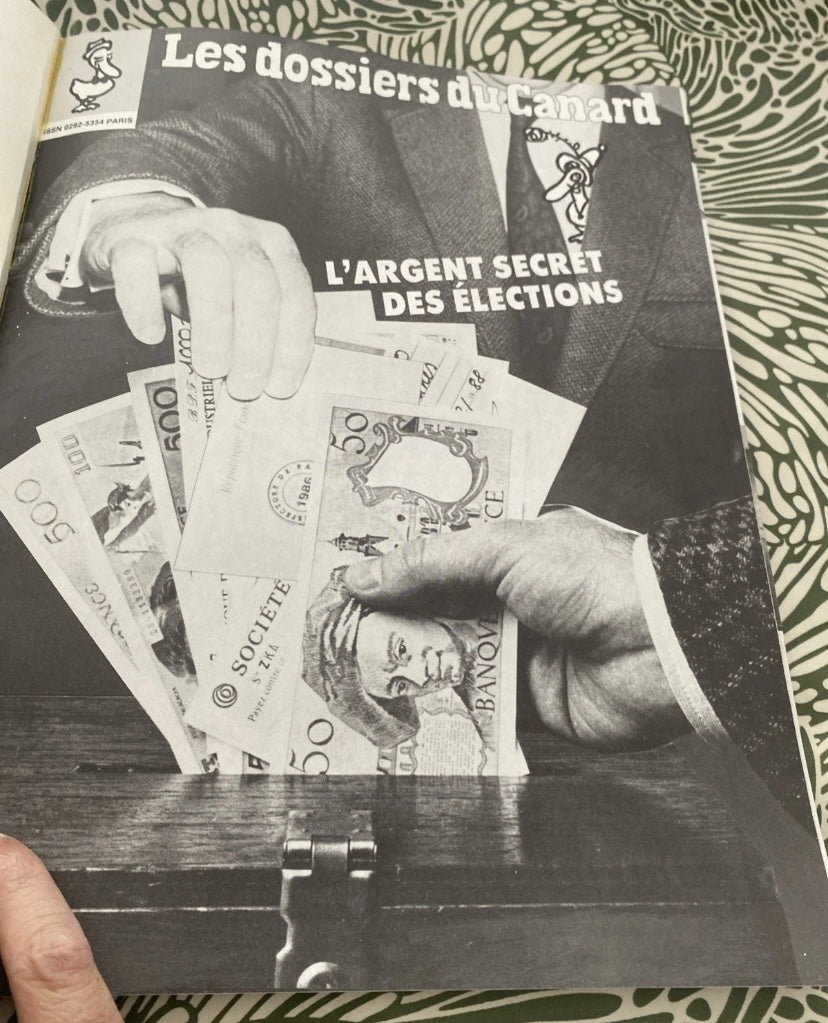 Magazine les dossiers du Canard. L’agent secret des Élection. Numéro 27