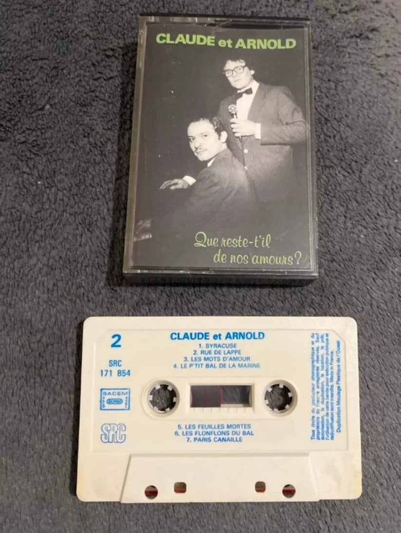 Cassette audio Claude et Arnold. Que reste t’il de nos amours SRC 171 B54