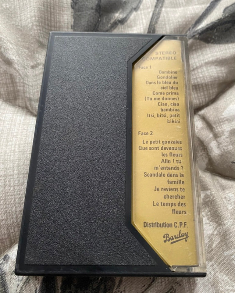 Cassette audio Dalida. La cassette d’or