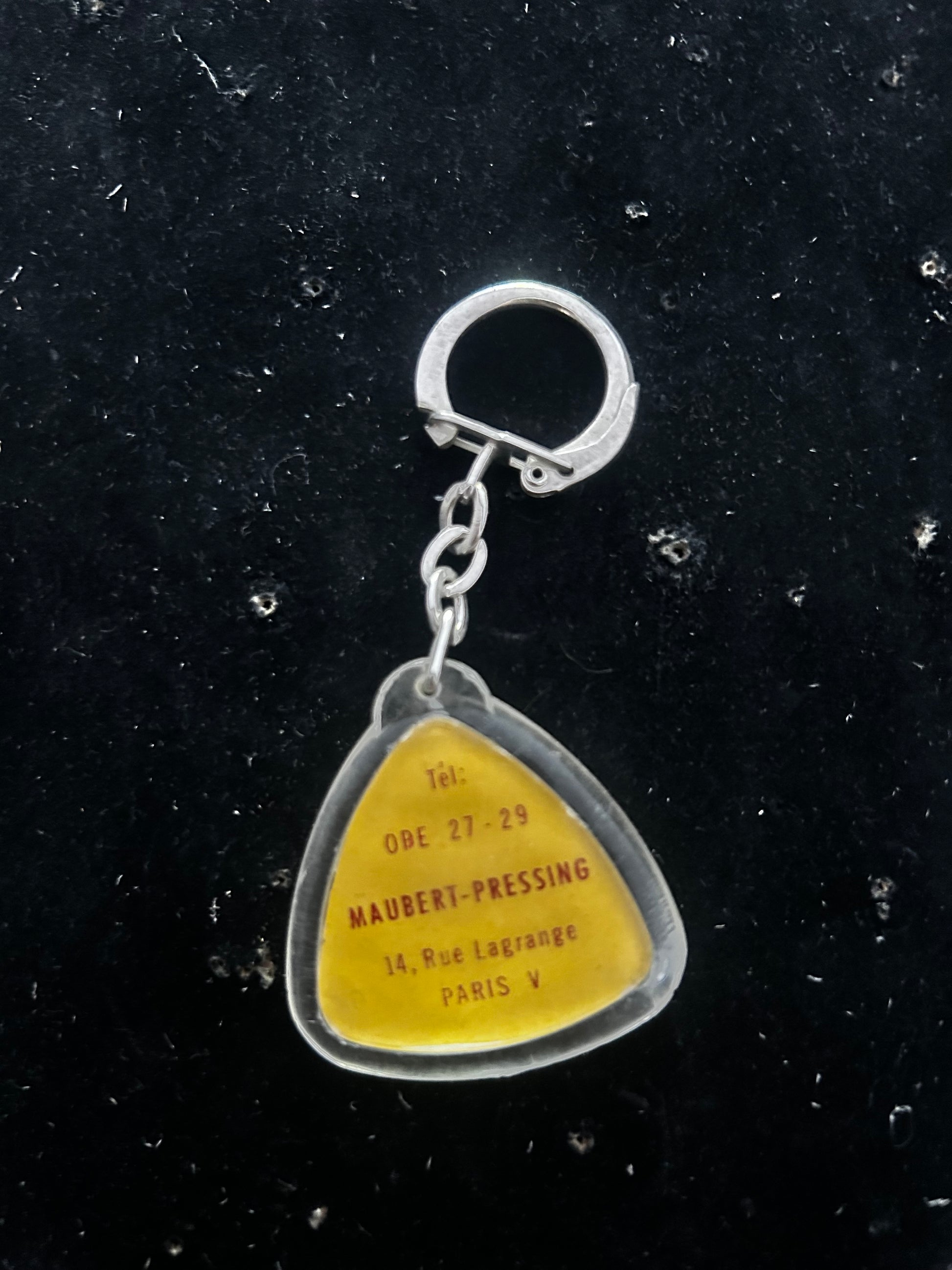 Porte clefs ancien Paubert pressing