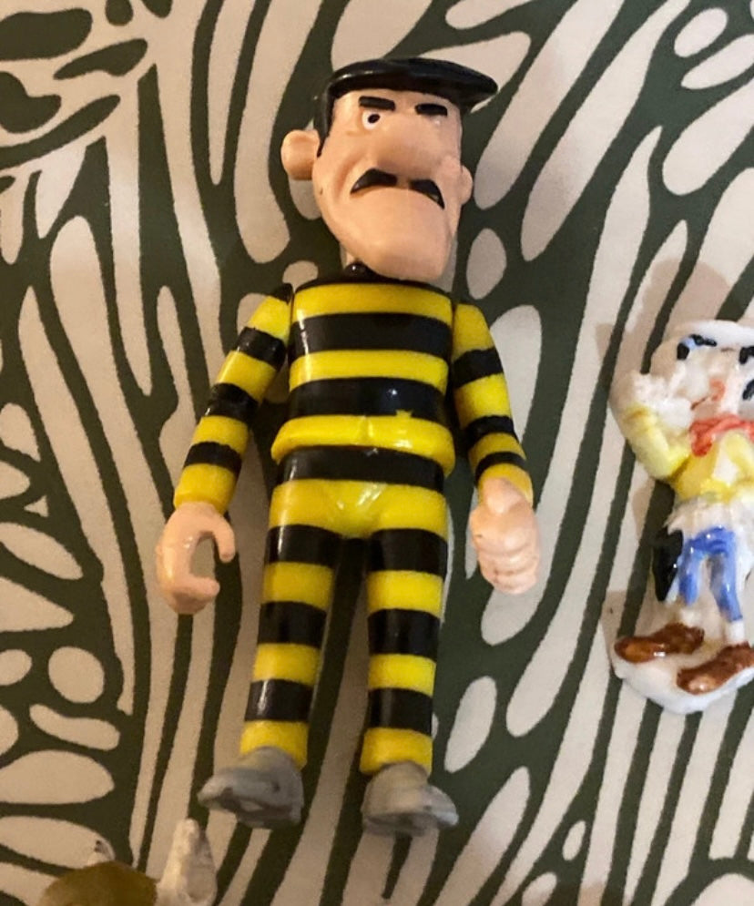 Figurines anciennes Lucky Luke Lot de 3.