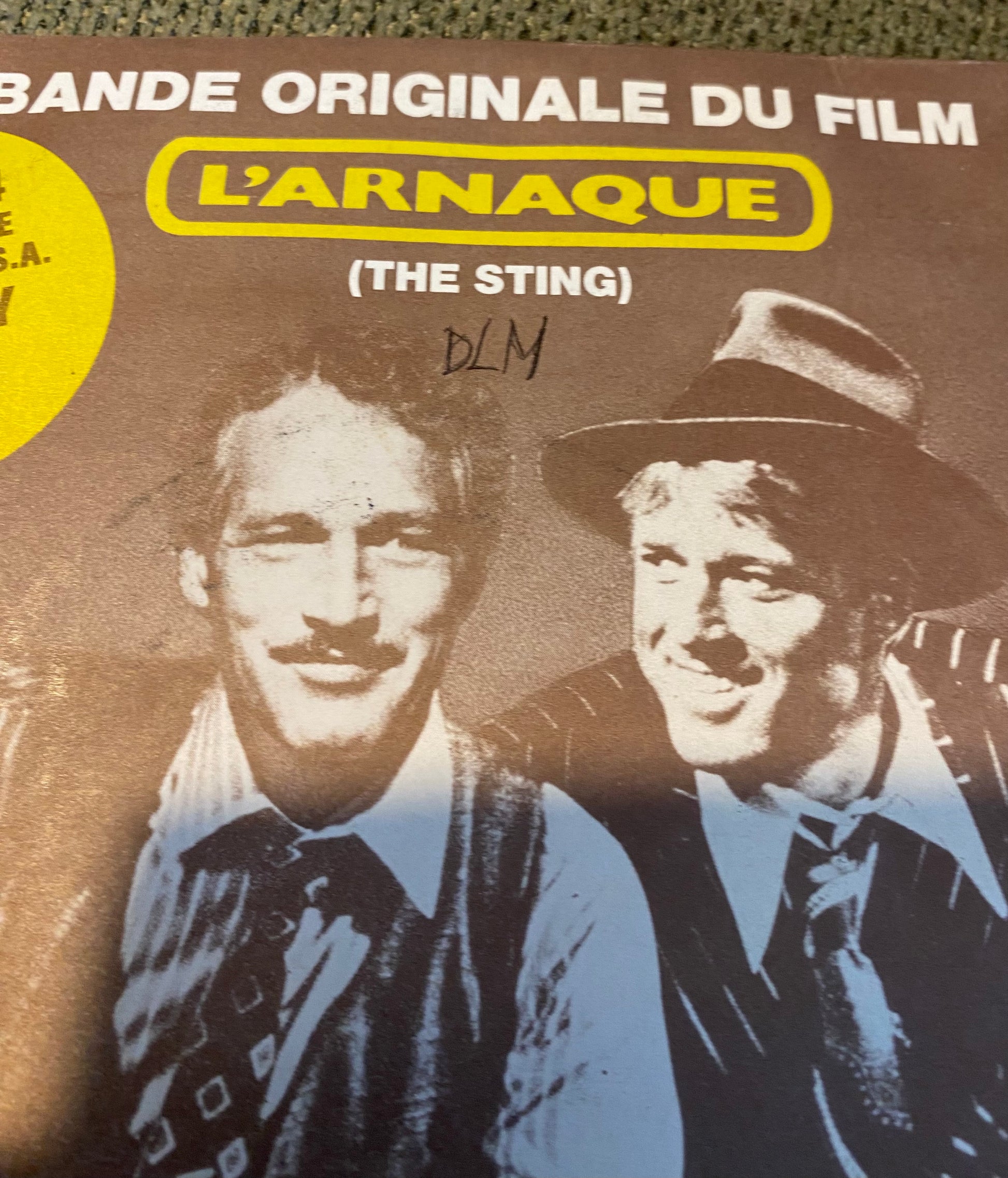 Disque vinyle 45 Tours bande originale du film L’arnaque