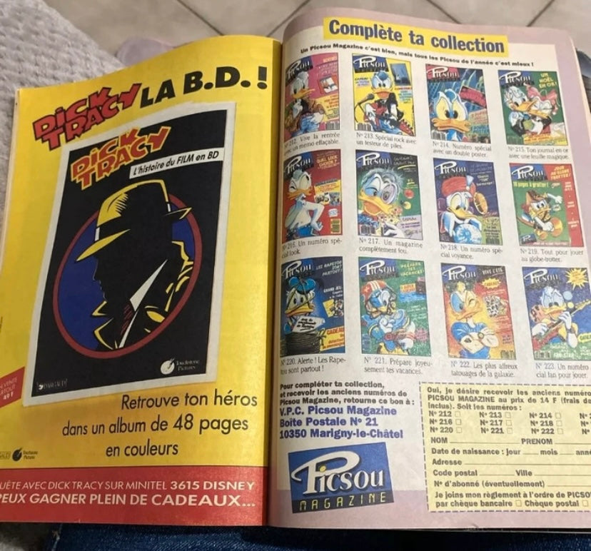 Bd ancienne Picsou magazine numéro 225