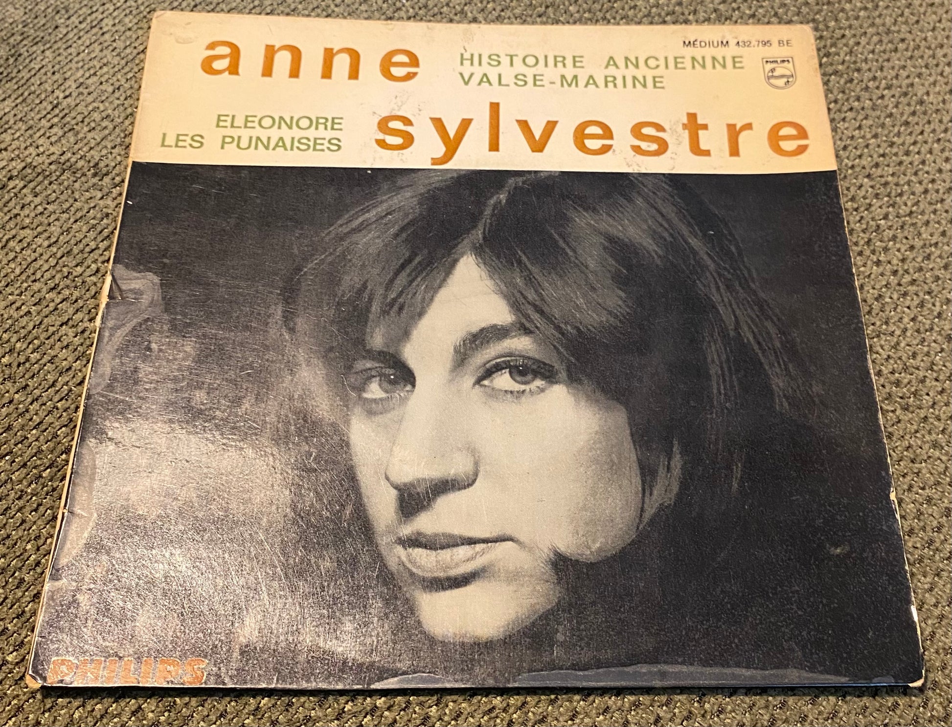 Disque vinyle 45 tours Anne Sylvestre. Eleonore.
