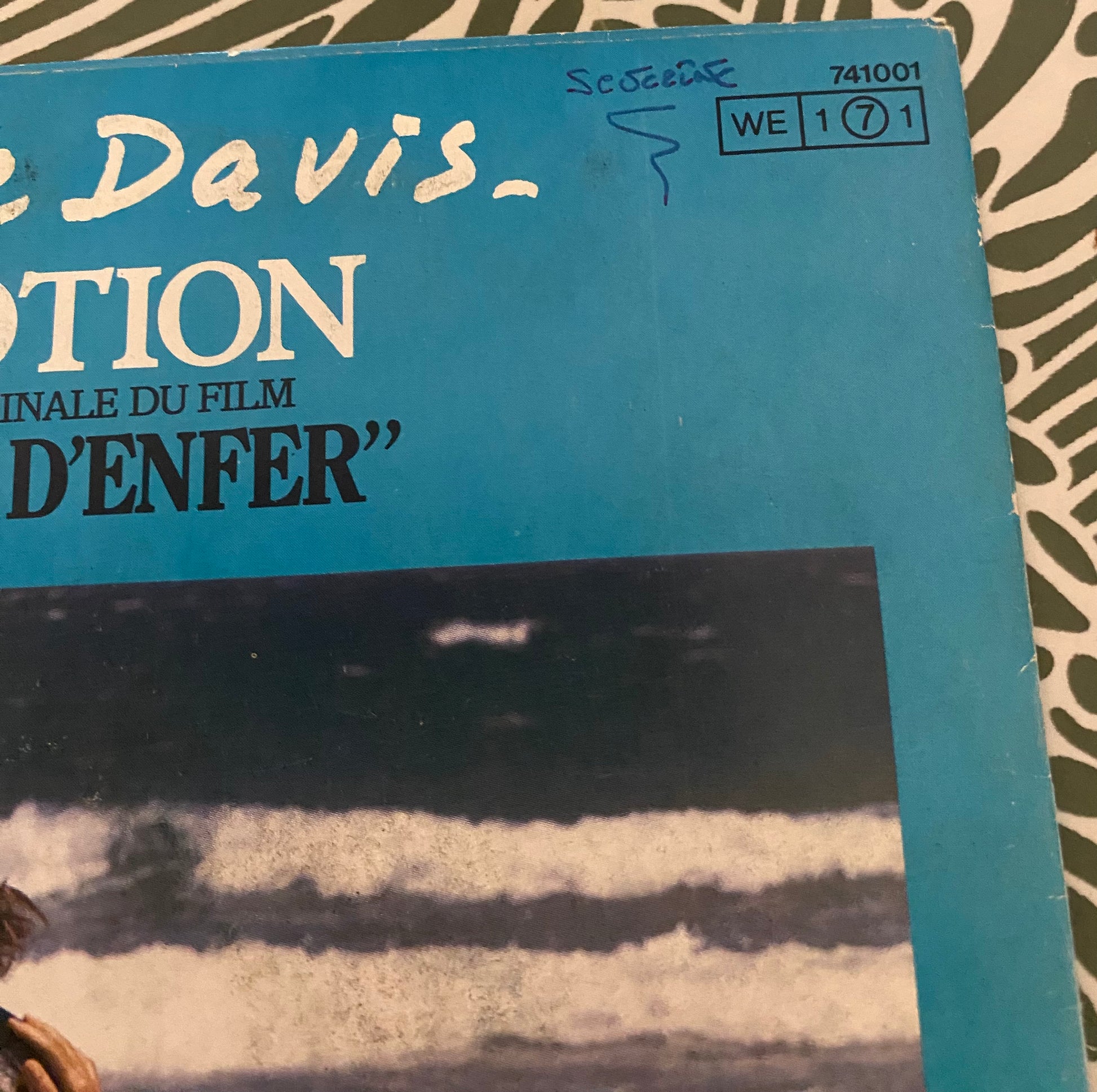 Disque vinyle 45 tours Debbie Davis. Émotion. Bande originale du film un Été d’enfer