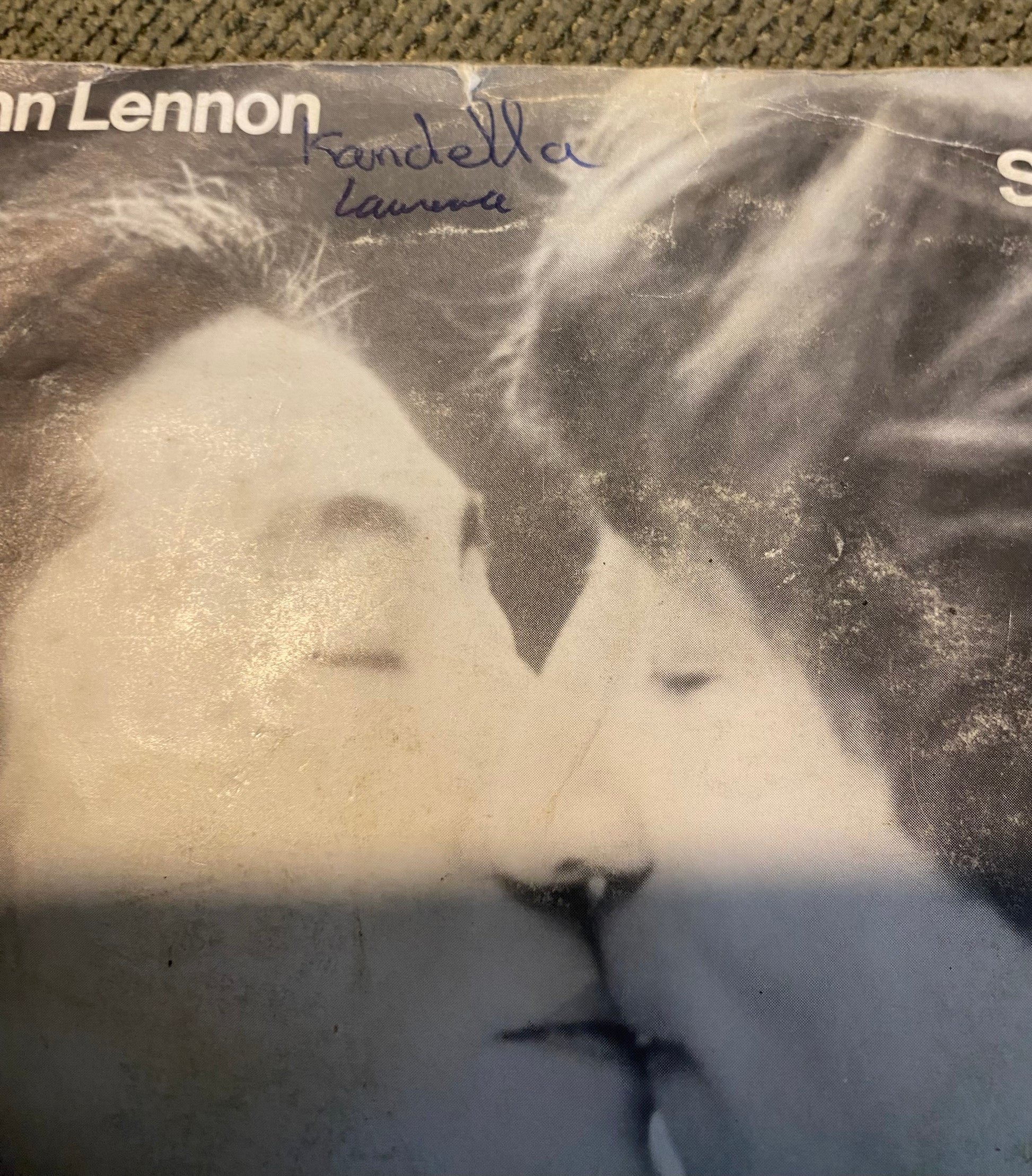 Disque vinyle 45 tours John Lennon. Just like