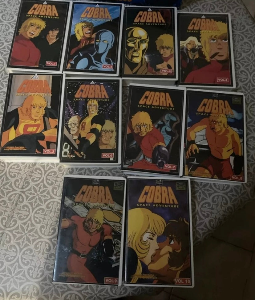 Coffret cassettes vidéo de collection COBRA. 10 cassettes