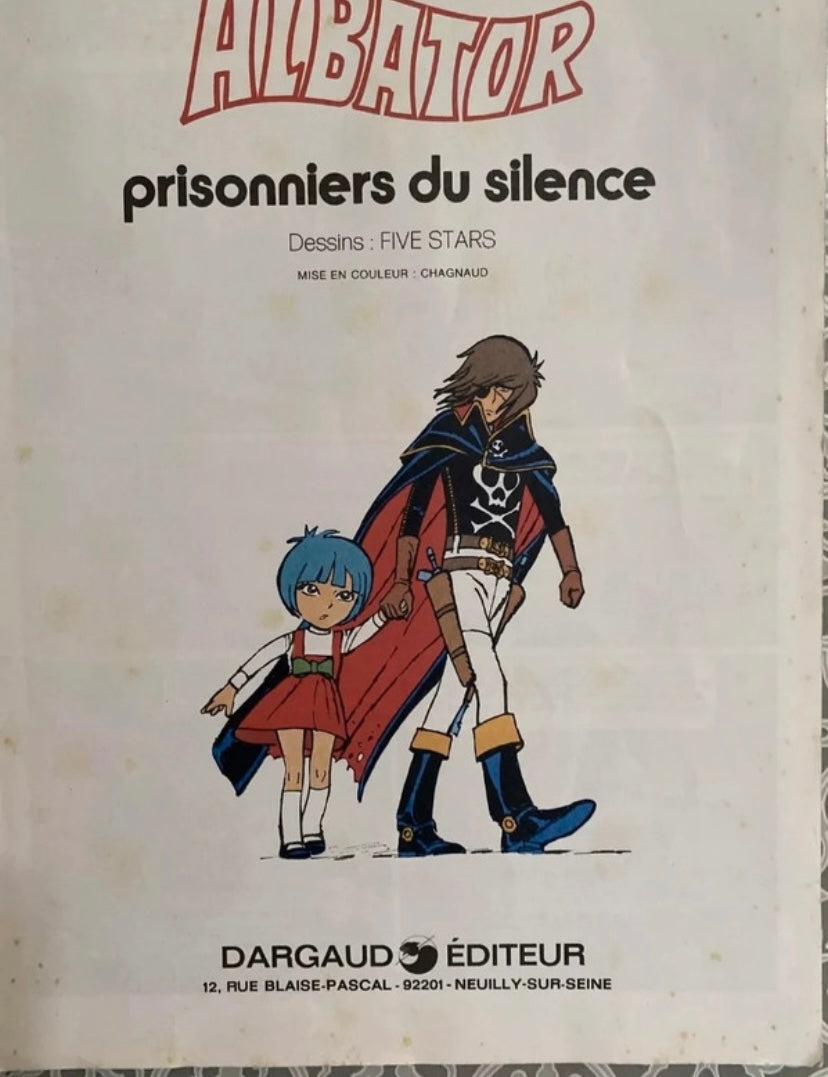 BD Albator. Prisonnier du silence numéro 2 Antenne 2. 1979