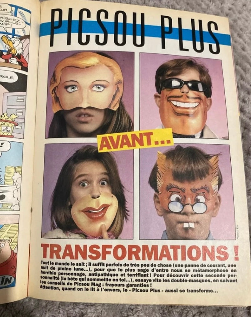 Bd ancienne Picsou magazine numéro A Transformation