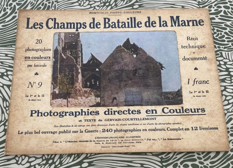 Revue Portfolio les champs de bataille de la Marne numéro 9. Début 1900