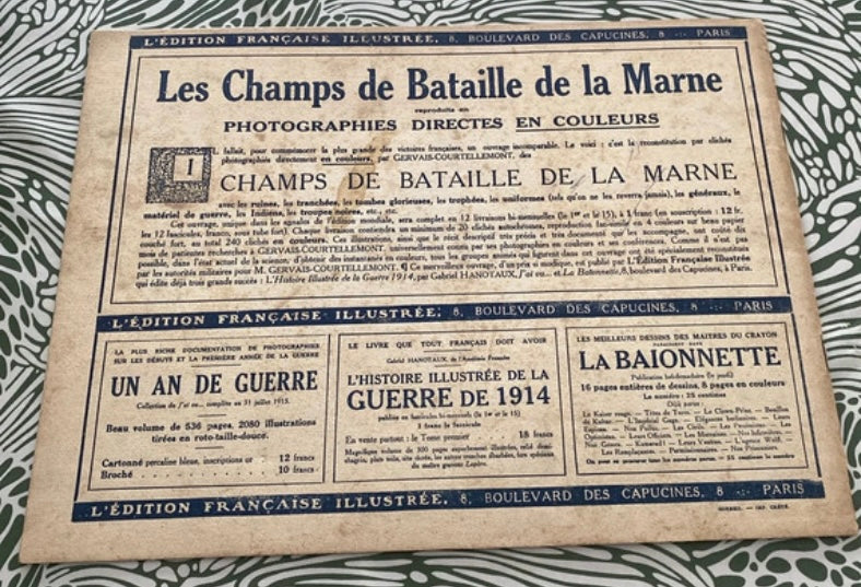 Revue Portfolio les champs de bataille de la Marne numéro 9. Début 1900