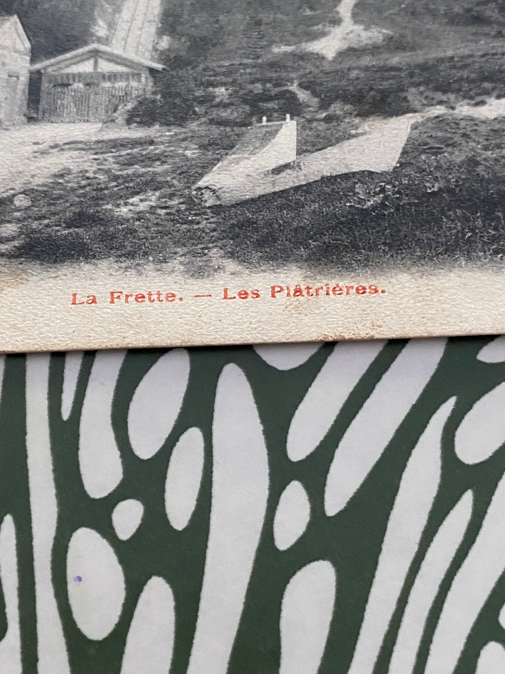 Carte postale ancienne La Frette. Les plâtrières