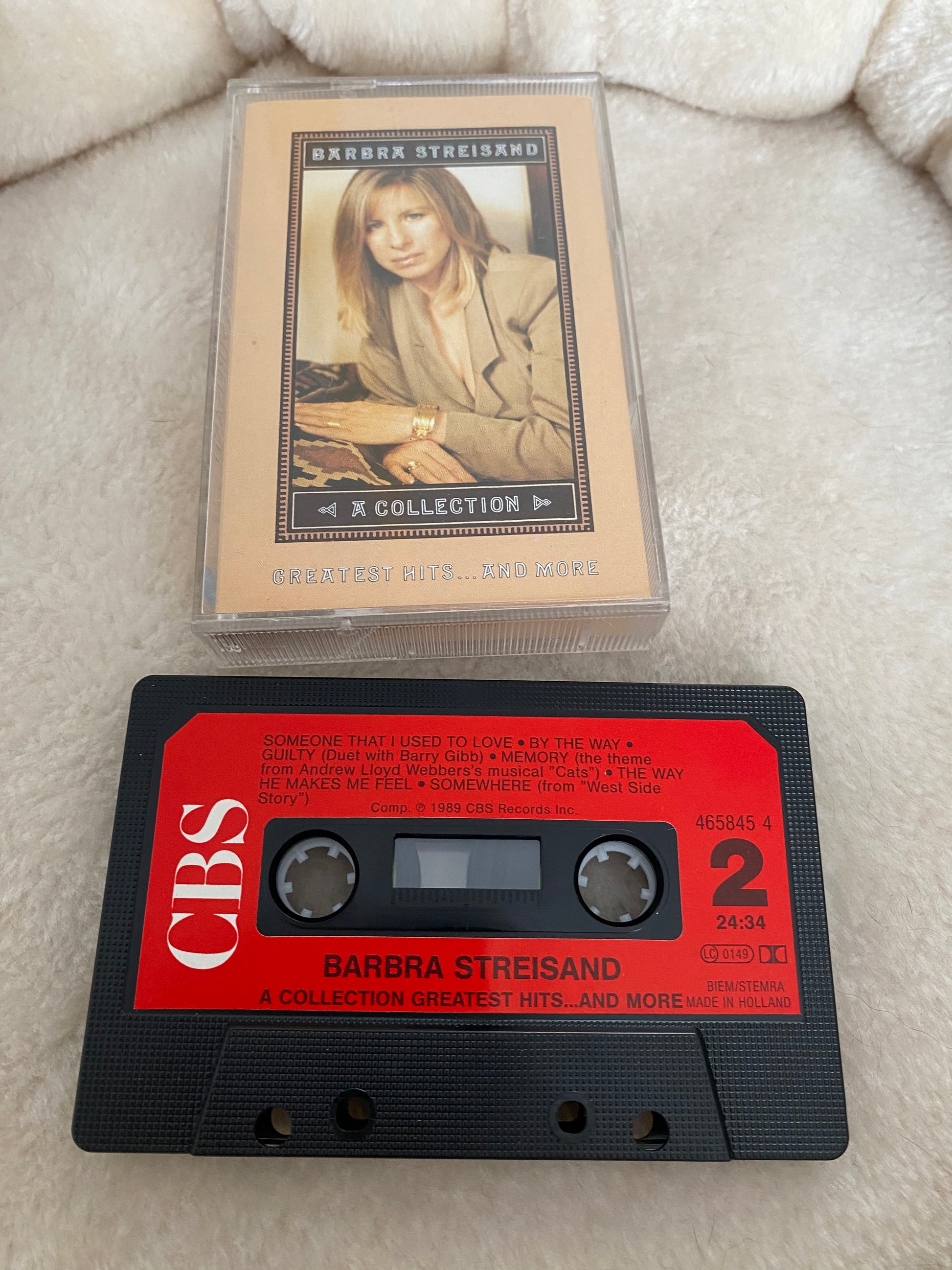 Cassette audio Barbra Streisand. Collection