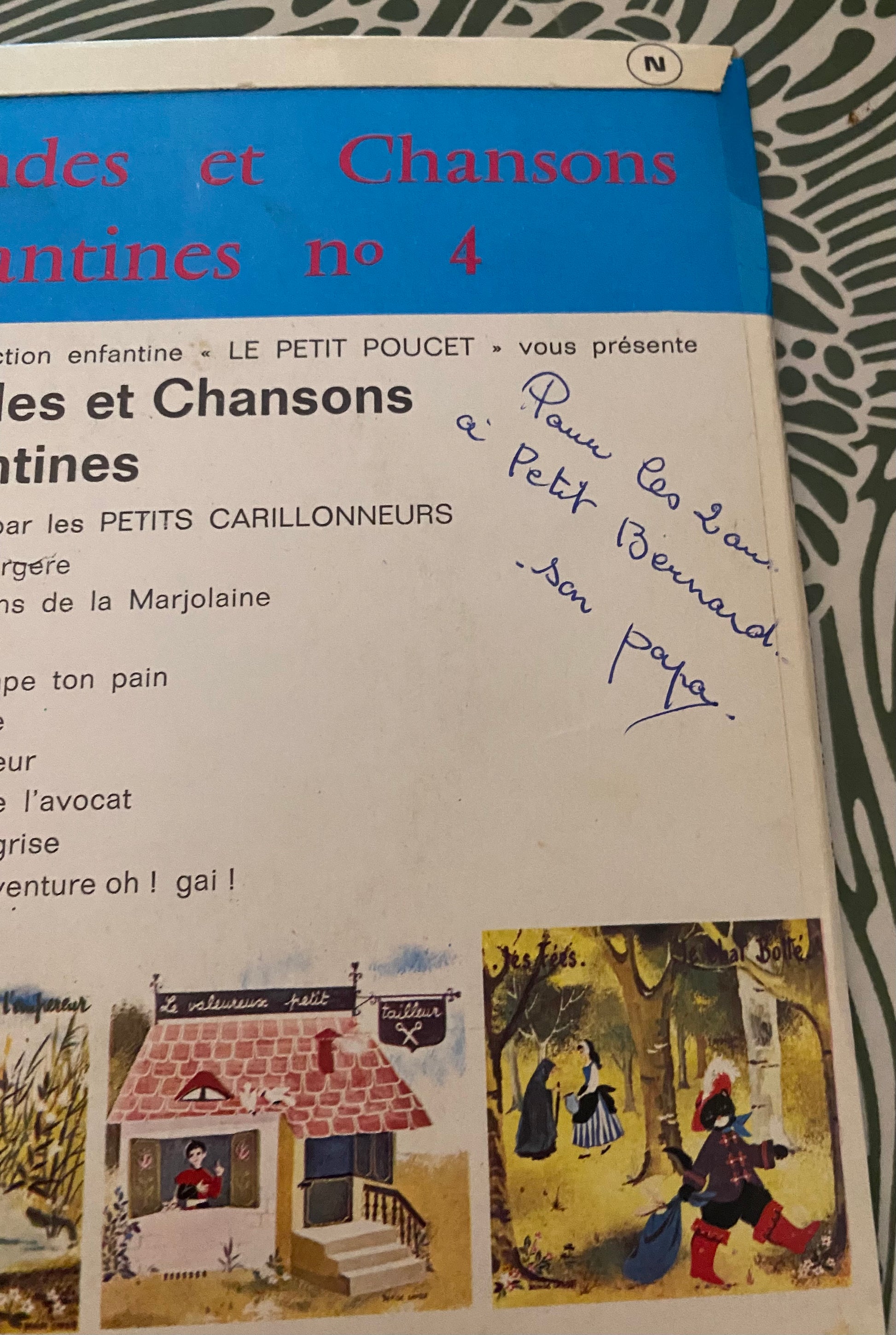 Disque vinyle Ronde enfantines numéro 4. Denise Chabot PP27
