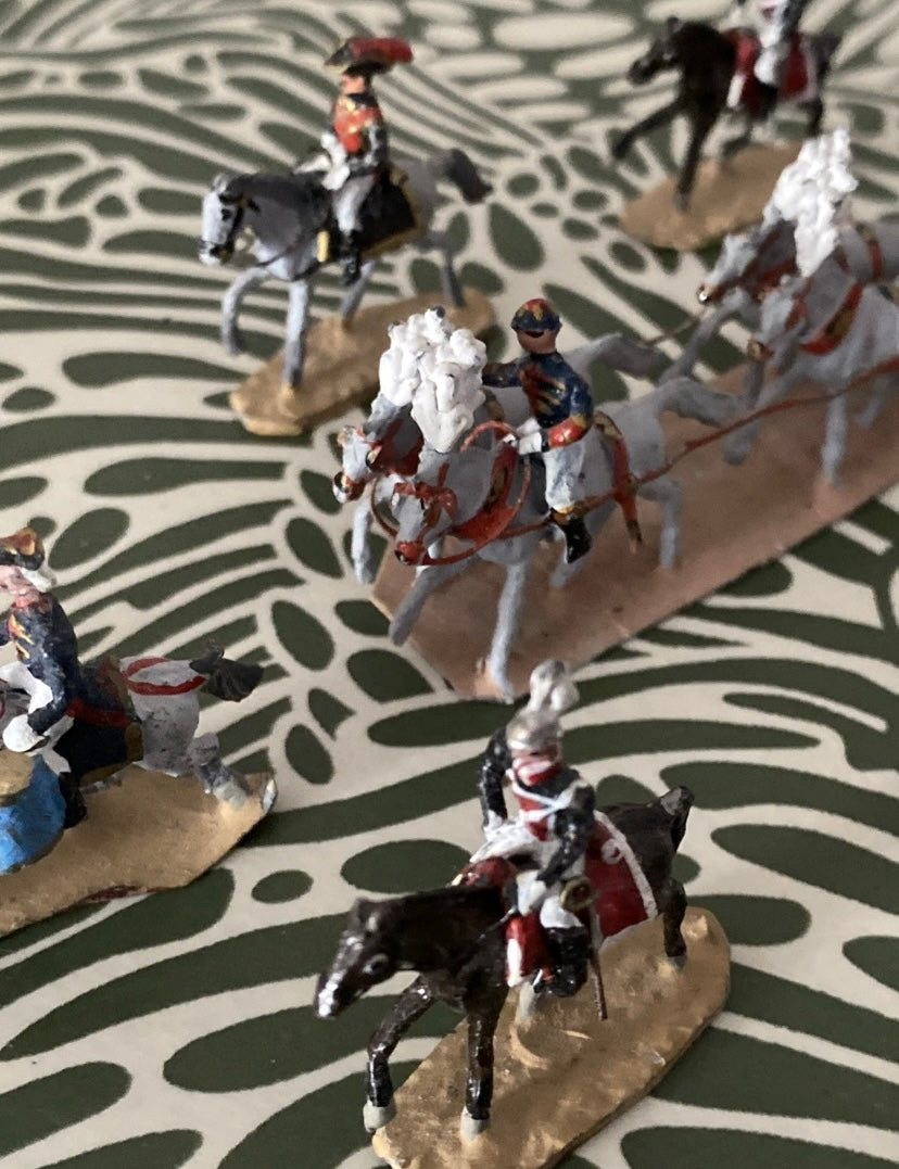 Figurines anciennes CBG Mignot Carrosse Le Sacre de Napoléon en plomb. Petite taille voir Photos