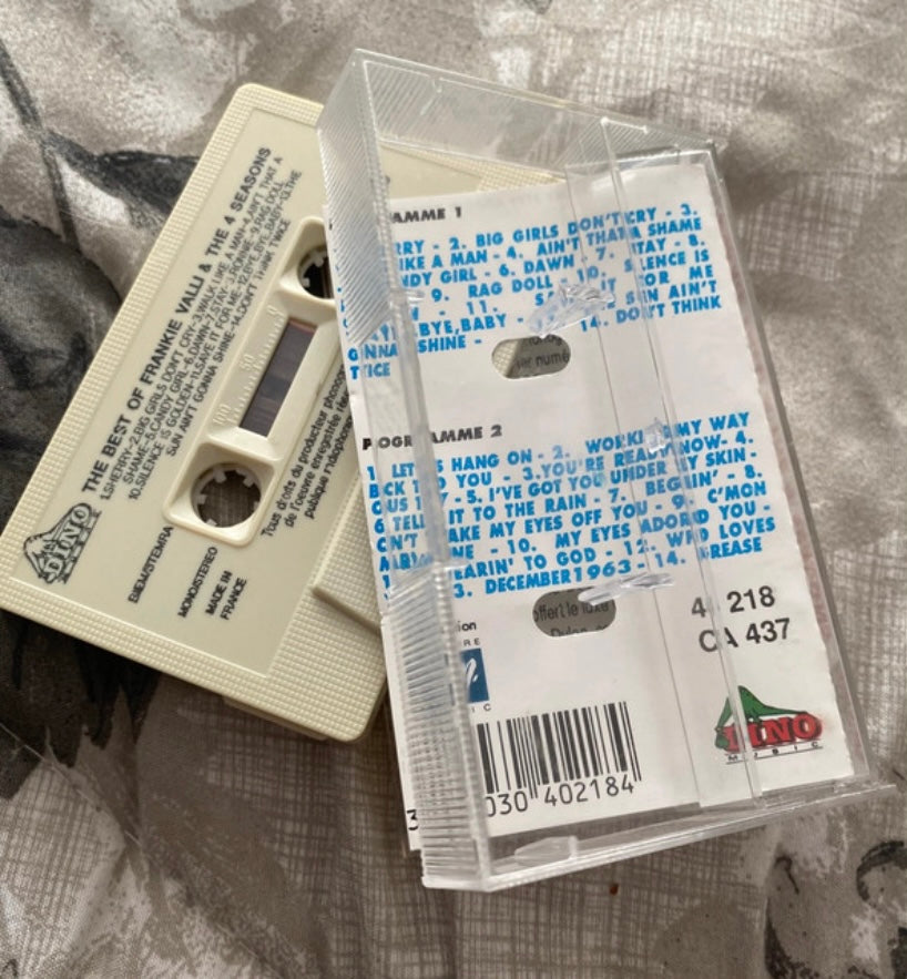 Cassette audio Frankie Valli. The best of. Cassette double durée