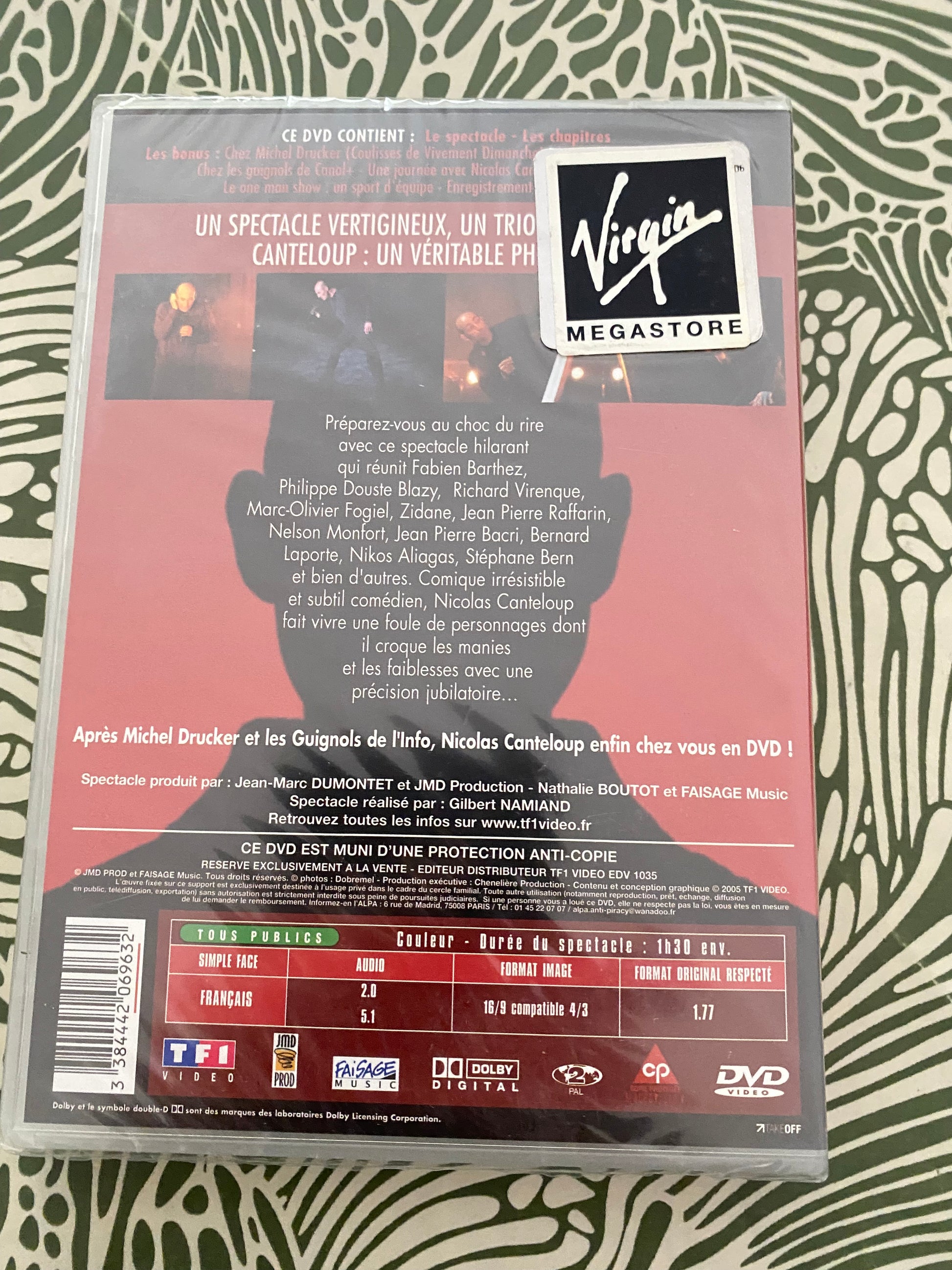 DVD spectacle Nicolas Canteloup au palais des glaces