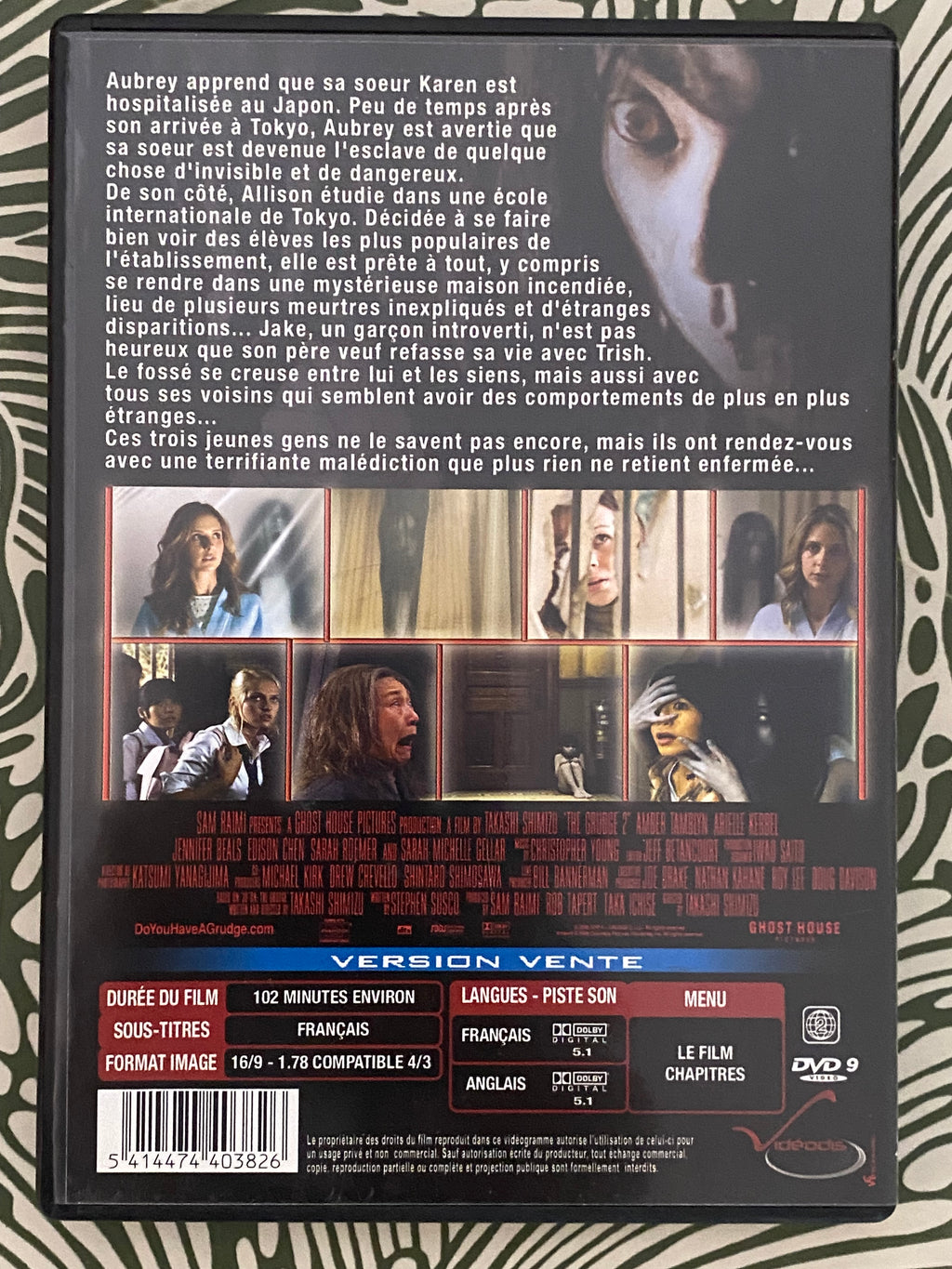 DVD film horreur The Grudge 2