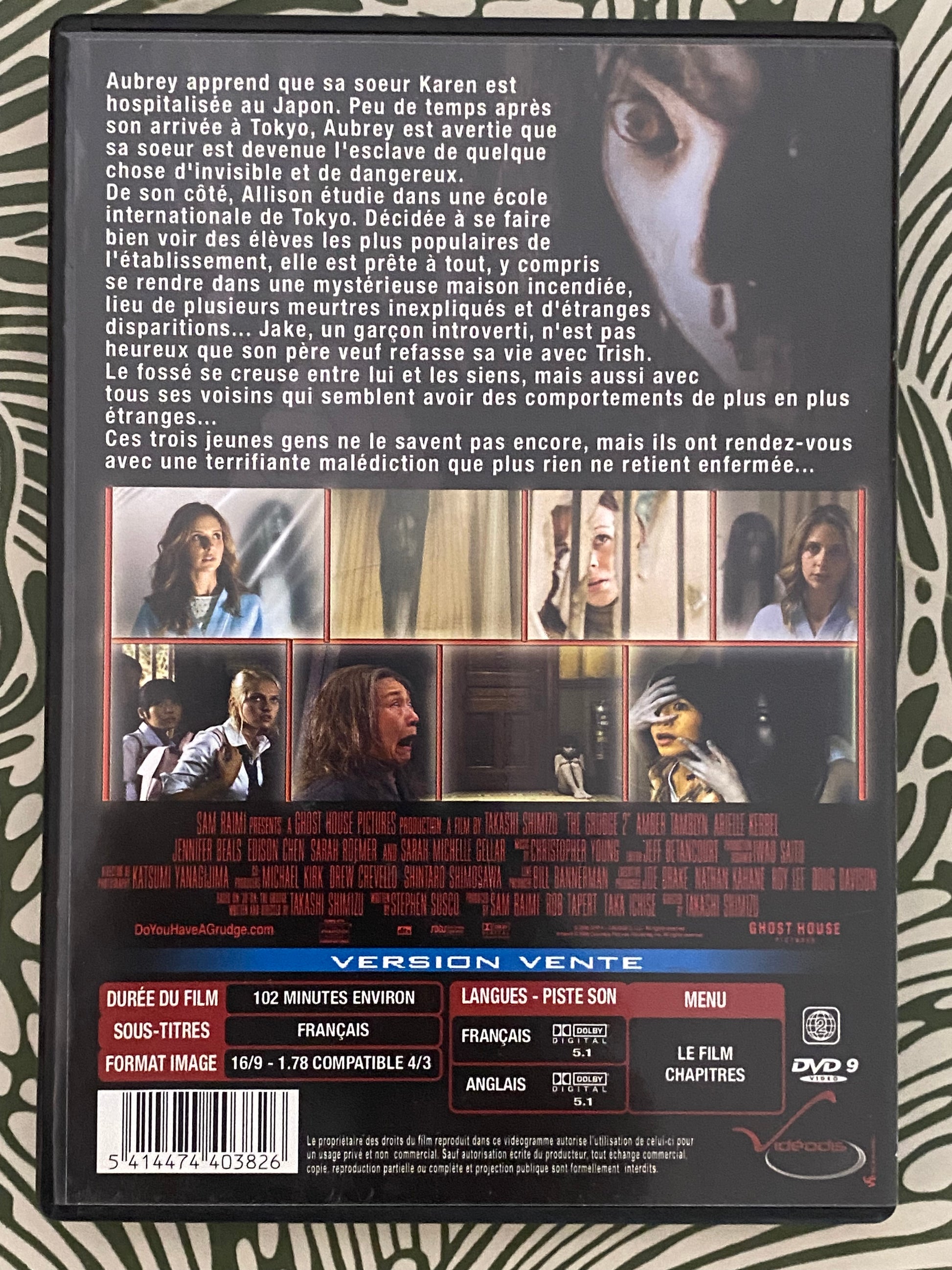 DVD film horreur The Grudge 2