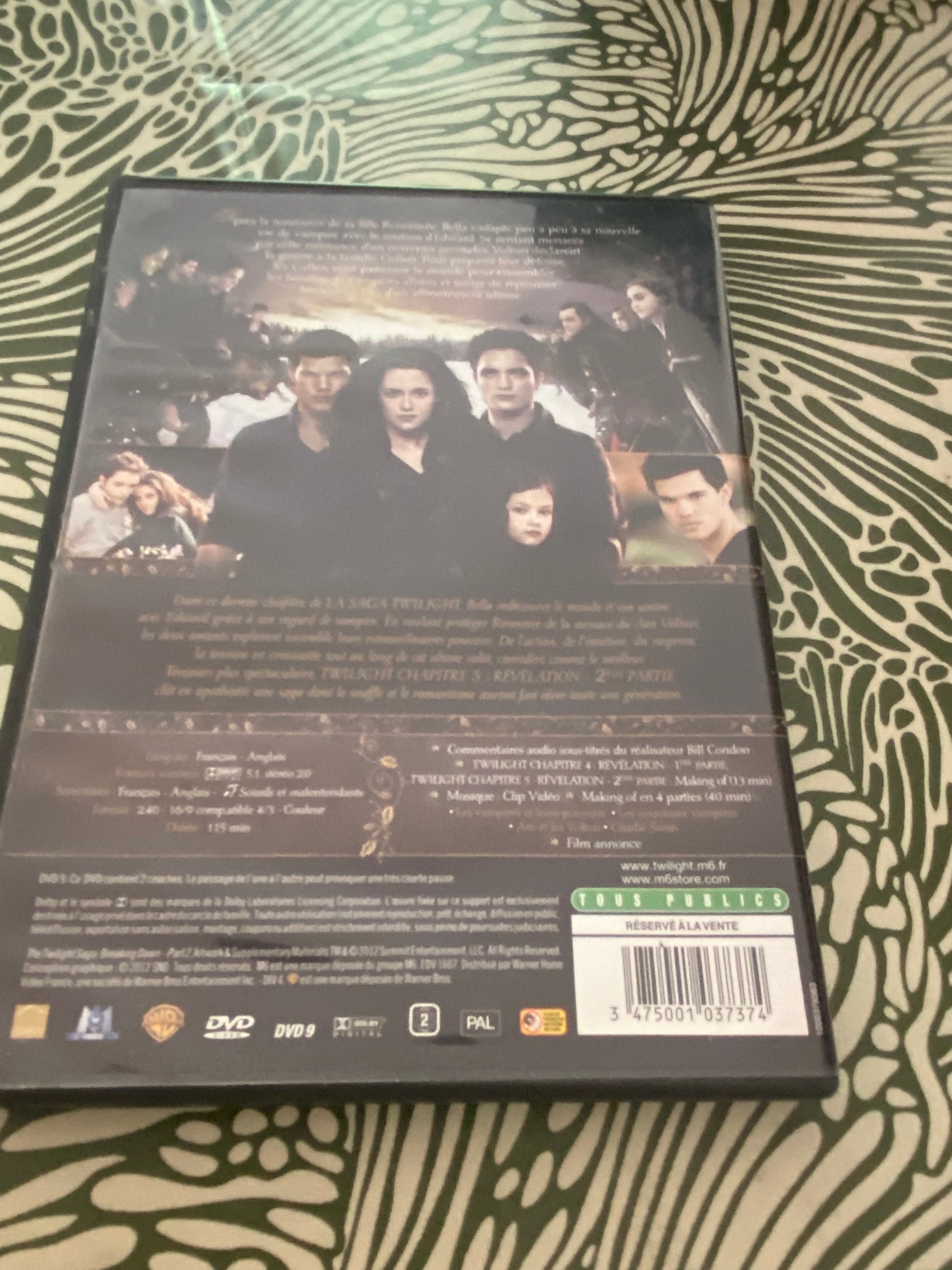 DVD film. Twiling Chapitre 5 Révélation