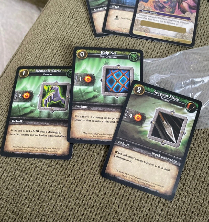 Cartes de collection World of Warcraft Lot de 10