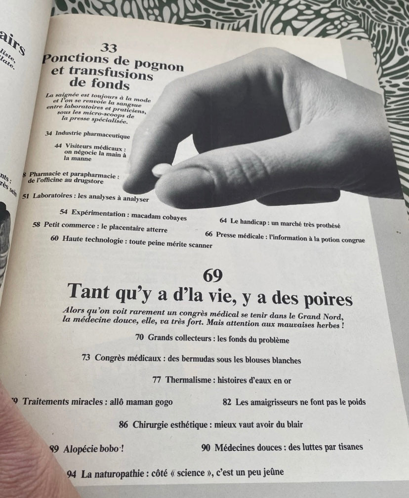 Magazine les dossiers du Canard. La santé a tout prix. Numéro 23