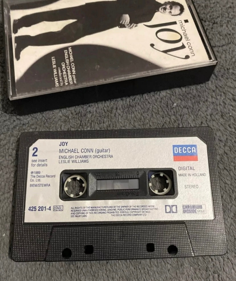 Cassette audio Mickael Conn. Joy. Made in hollande decca 425 201-4