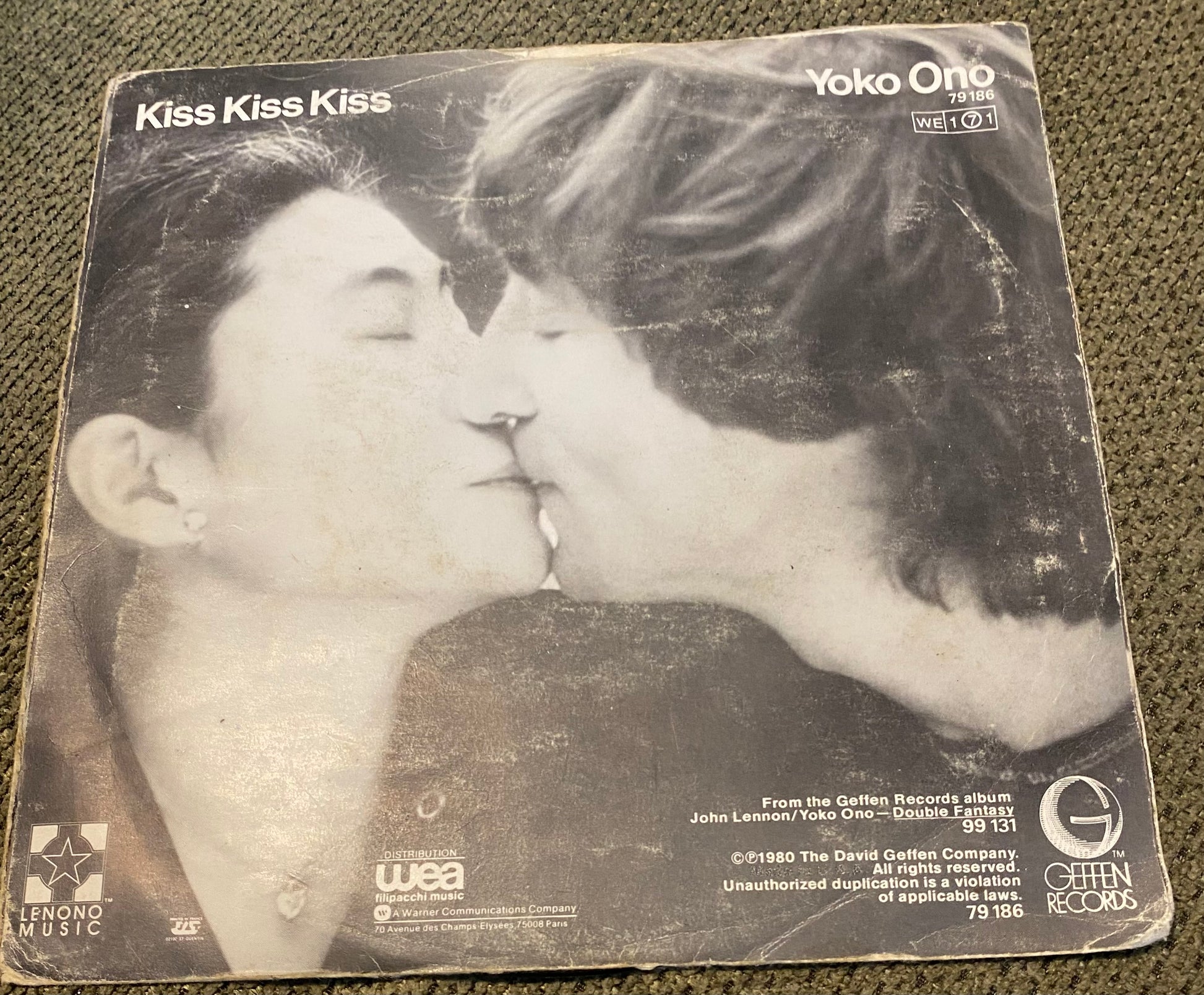 Disque vinyle 45 tours John Lennon. Just like