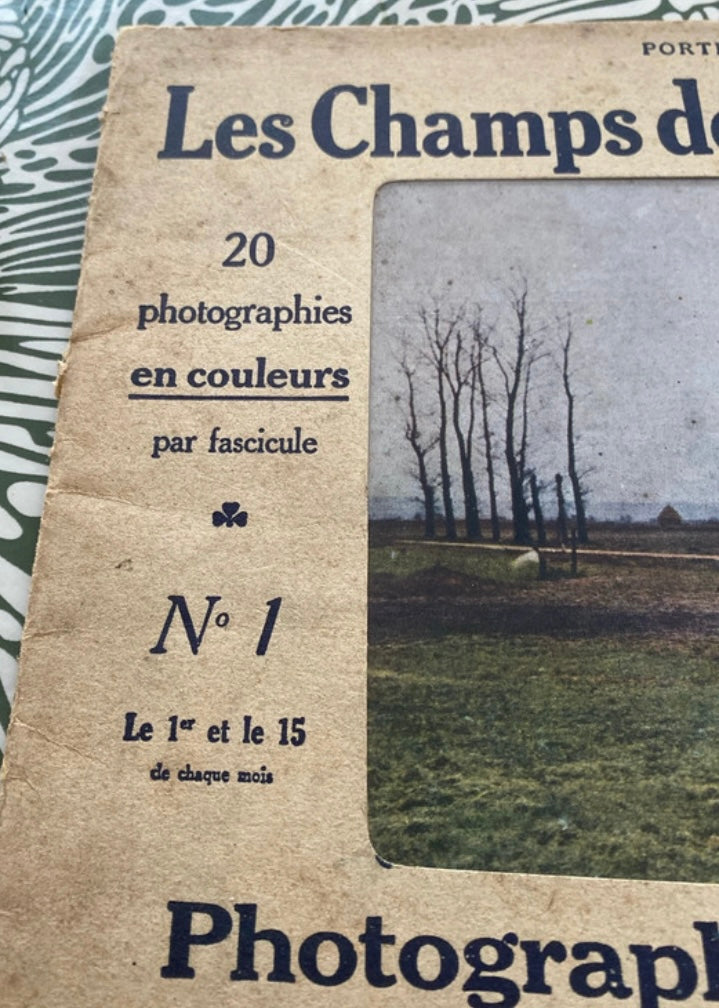 Revue ancienne les champs de bataille de la marne. Numéro 1 début 1900.
