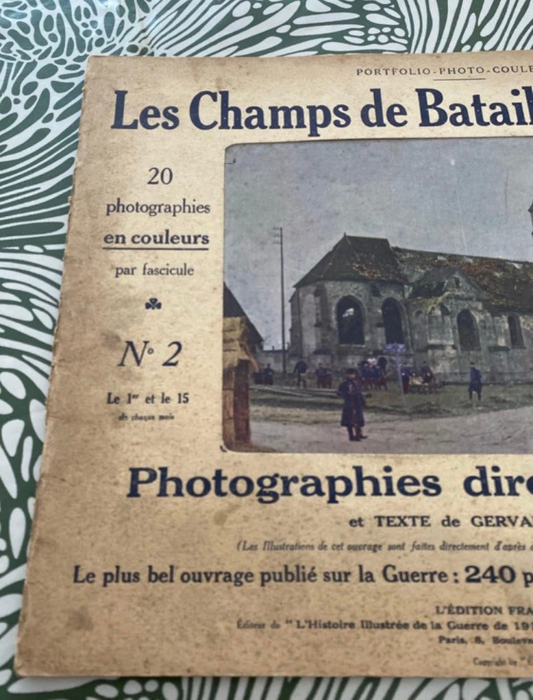 Revue Portfolio les champs de bataille de la Marne. Numéro 2. Début 1900