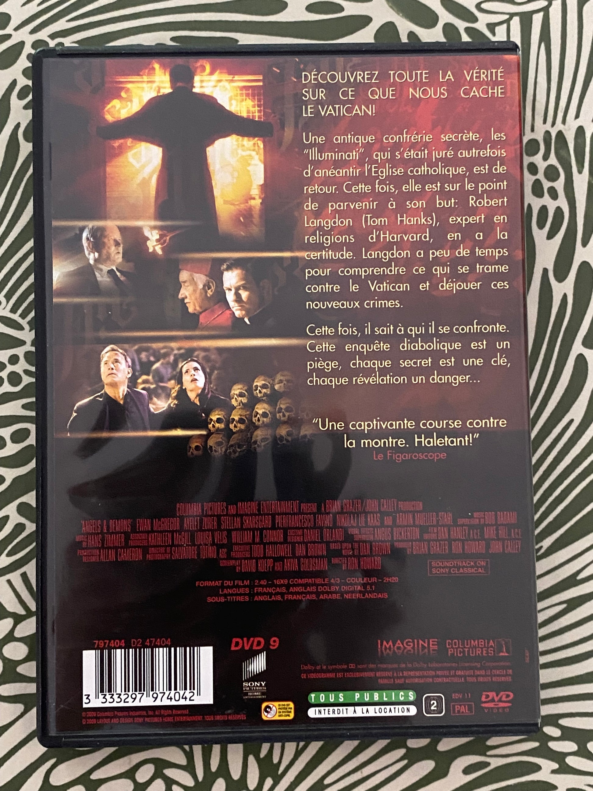 DVD film. Anges & Demons.