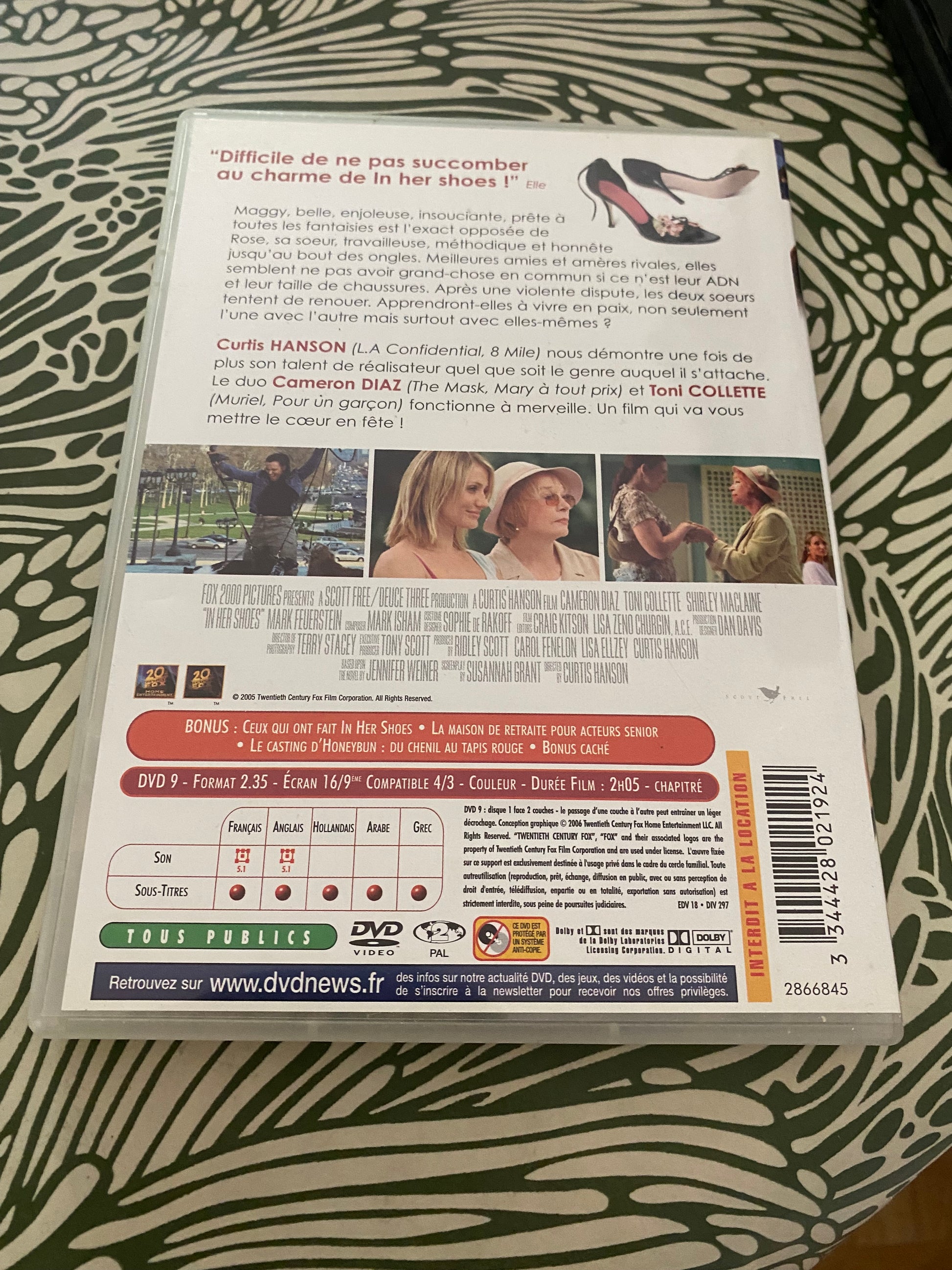 DVD film In Her Shoes