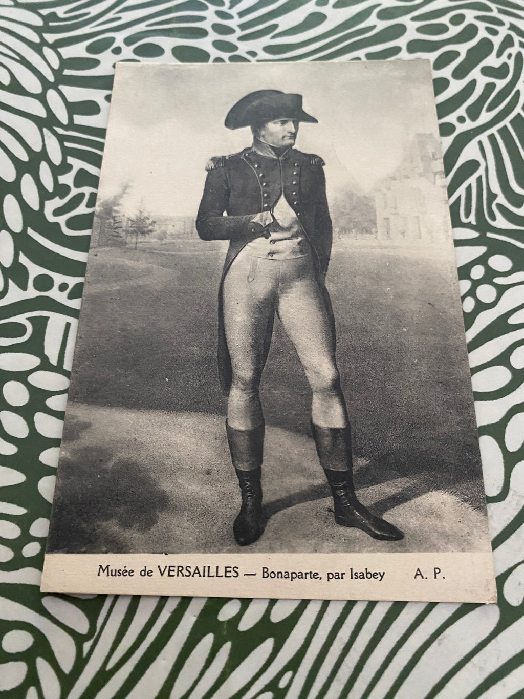 Carte postale Musée de Versailles. Bonaparte par Isabey