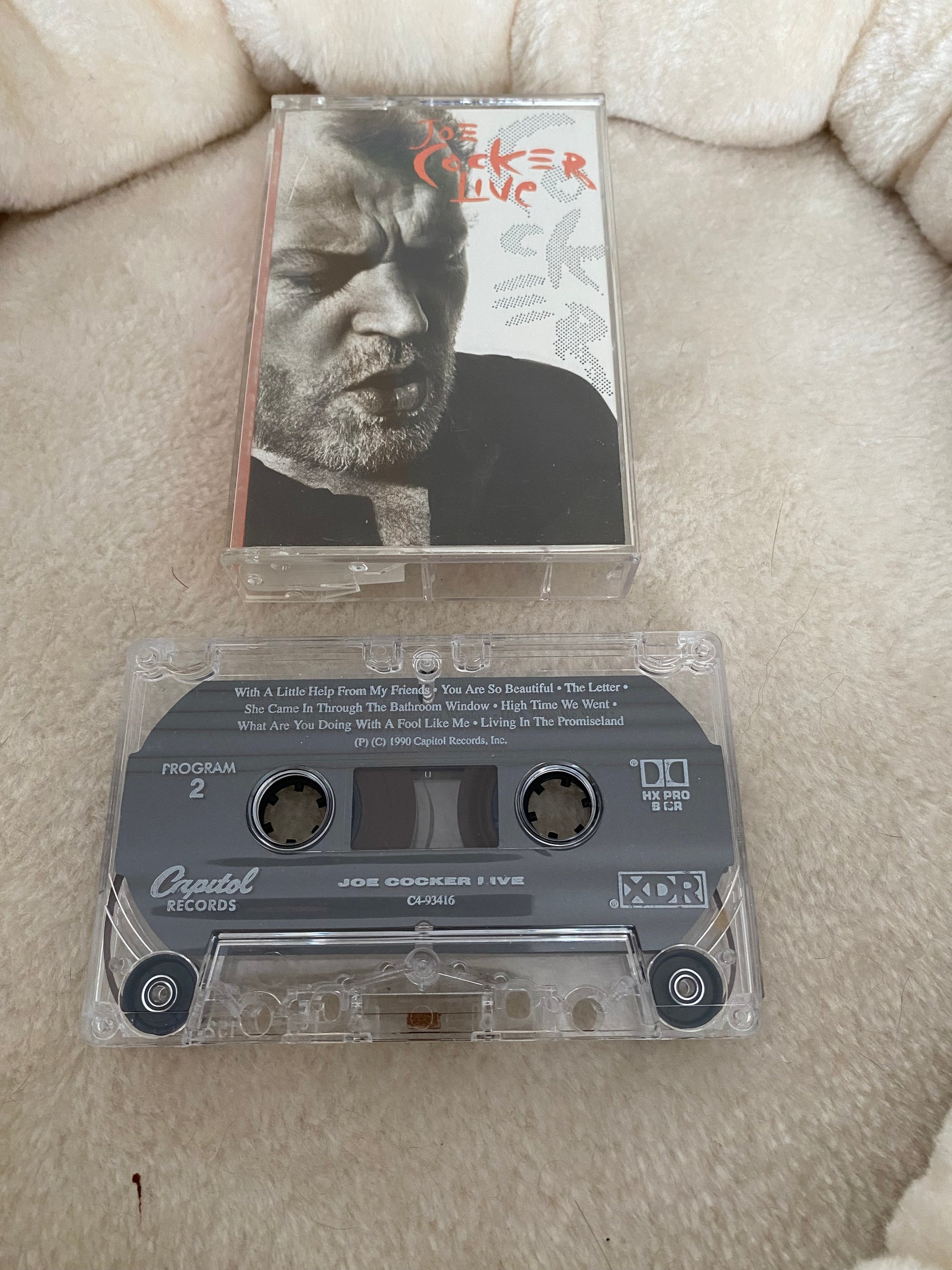 Cassette audio Joe Cocker. Live.