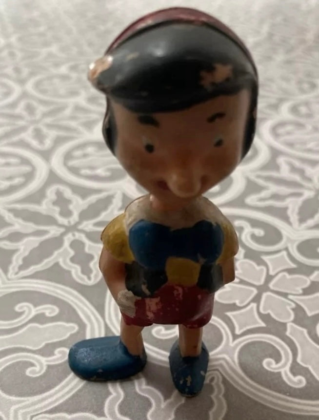Figurine ancienne année 50-60 Pinocchio Walt Disney hauteur 7 cm