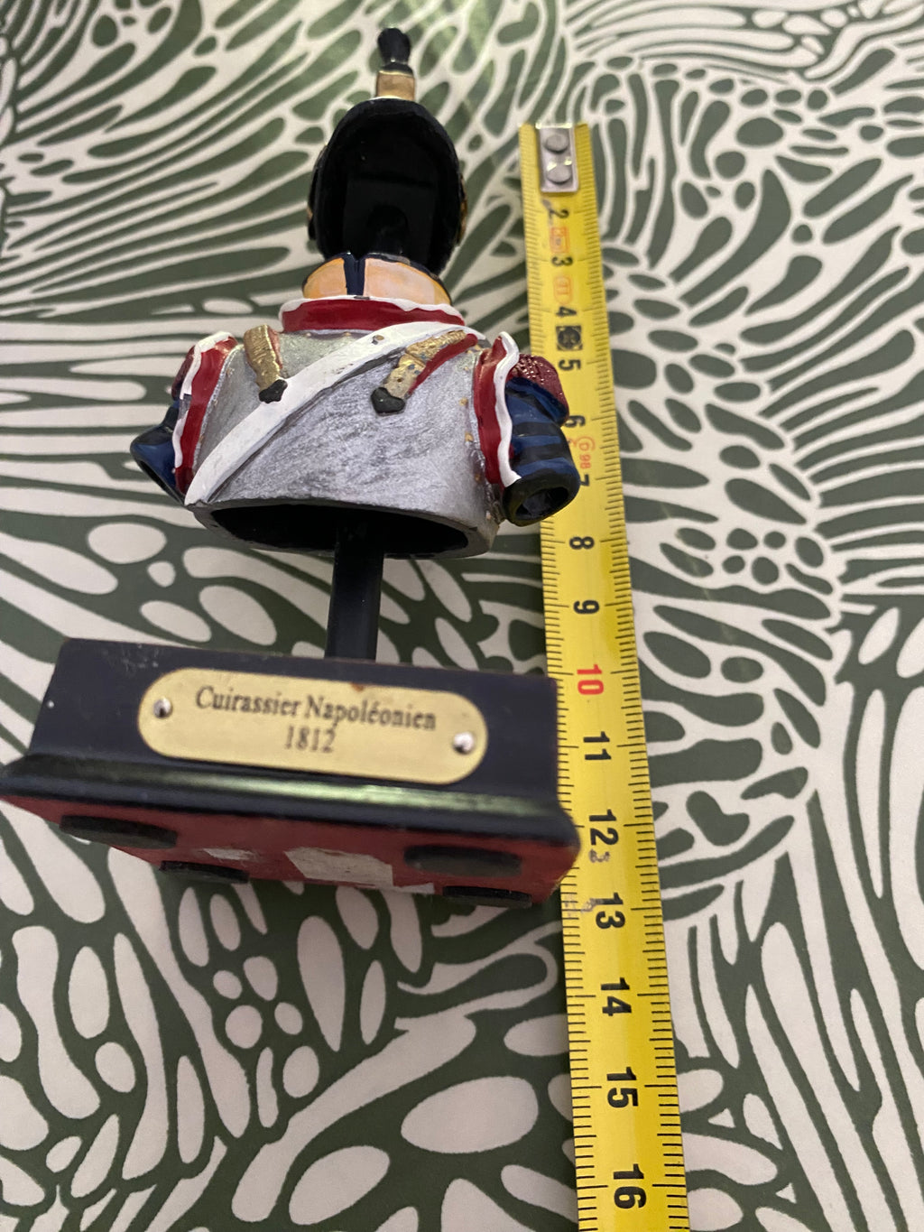 Figurine buste Cuirassier Napoléonien 1812. En plomb