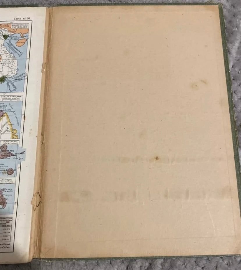 Livre ancien Atlas classique de la France. Schrader & Gallouedec carte 47 a 70