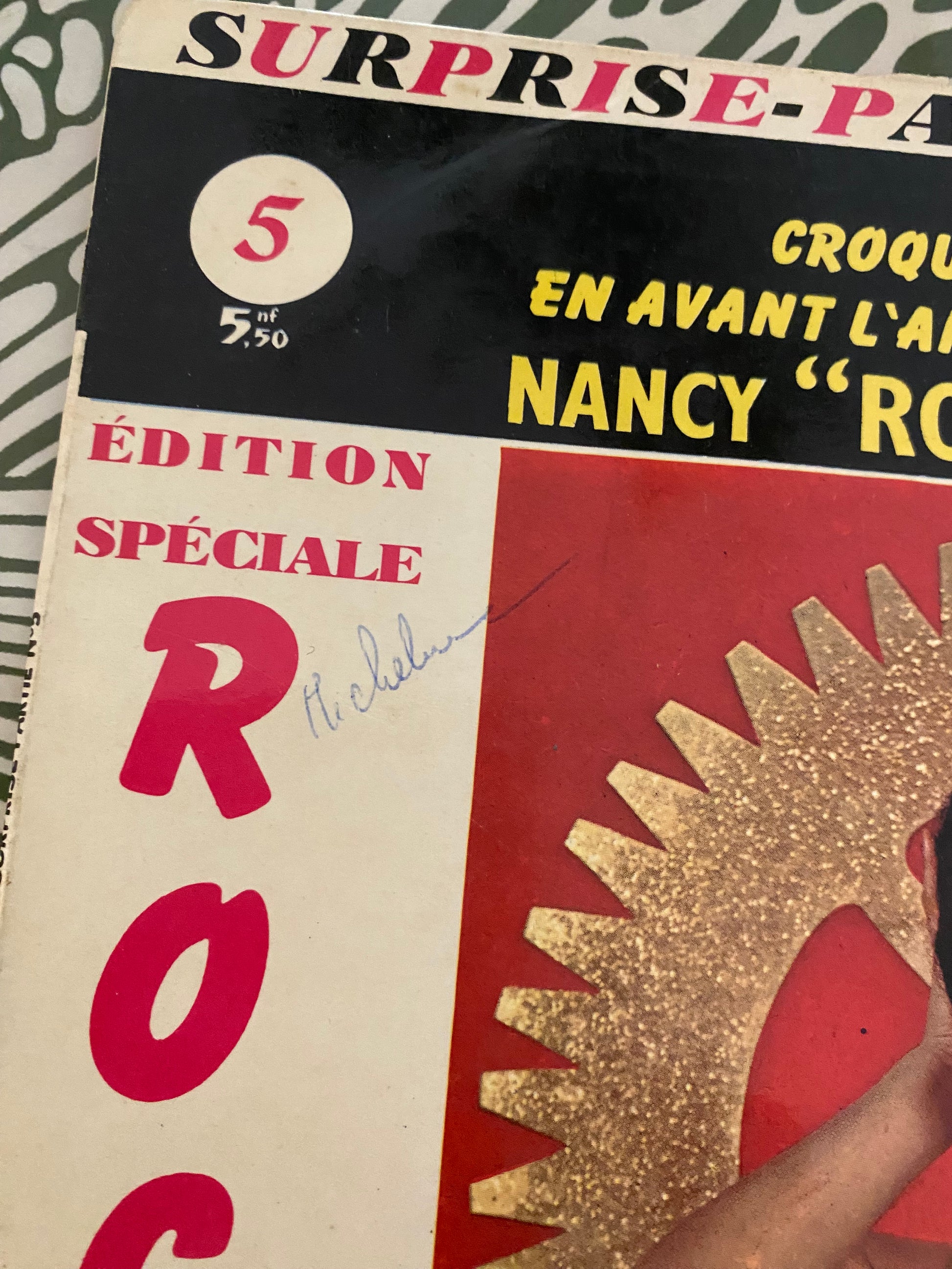 Disque vinyle 45 Tours. Surprise partie Édition Rock. Les barbouses