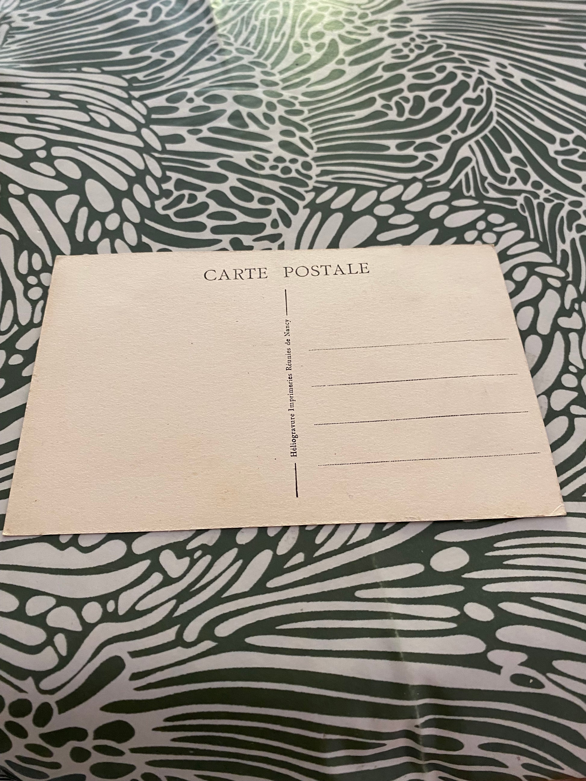 Carte postale ancienne. Les médailles de la Monnaie. Série Historique Maréchal Foch.